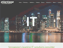 Tablet Screenshot of evantage-technology.com